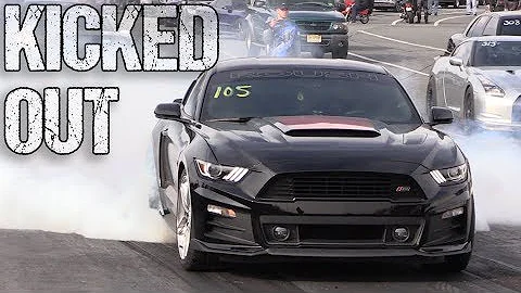 Screamin' Roush Stage 3 Mustang KICKED OUT of Trac...