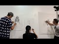 Superani(Karl Kopinski, Jisu, Peter Han) Live Drawing at GR2 Art Gallery in L.A, US