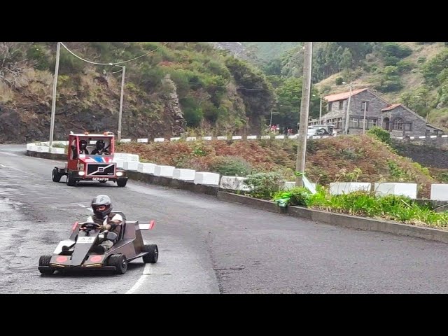 Carros de Pau Ponta do Sol - Madeira / Wooden Cars - Ponta do Sol - Madeira  Island (4K) 