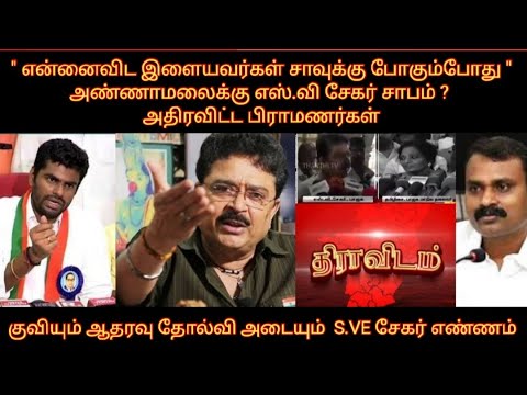 அண்ணாமலைக்கு எஸ் வி சேகர் விட்ட சாபம் ? அதிரவிட்ட பிராமணர்கள் அம்பலமான உண்மைகள் | ANNAMALAI | BJP |