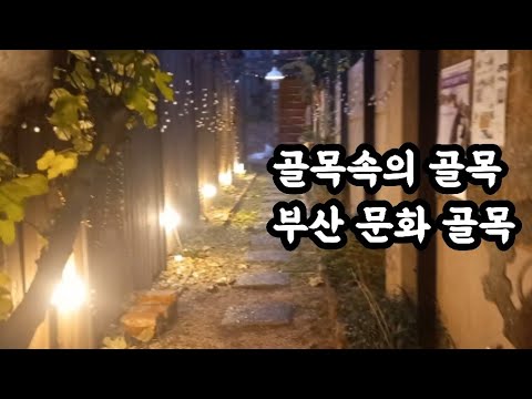 부산의 대학가 문화 골목. Culture Alley.