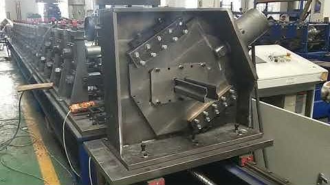 Racking Omega Upright Post profile Roll forming line machine