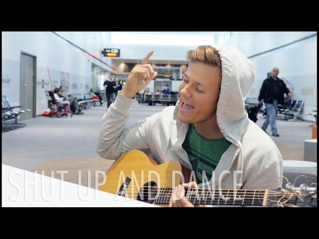 Shut Up and Dance - Walk The Moon (Tyler Ward Acoustic Cover) Music Video With Me class=