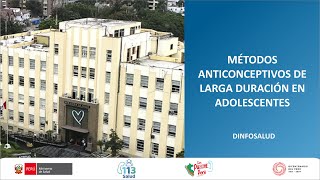 MÉTODOS ANTICONCEPTIVOS DE LARGA DURACIÓN EN ADOLESCENTES