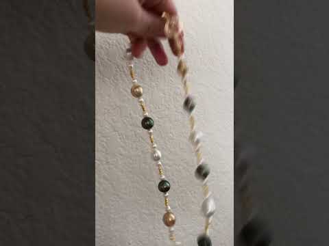 今日设计❤️ #pearl #珍珠 #珍珠項鍊 #海水珍珠 #diy #jewellery #necklace