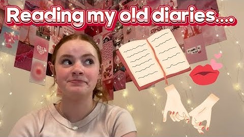 READING my old DIARIES 🤭👀 from 4th, 5th, and 6th grade | jayne..emmaline