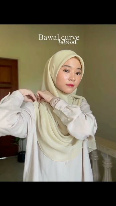 Bawl Tutorial 😍 #hijab #hijabstyle #hijabtutorial #hijabers #shorts