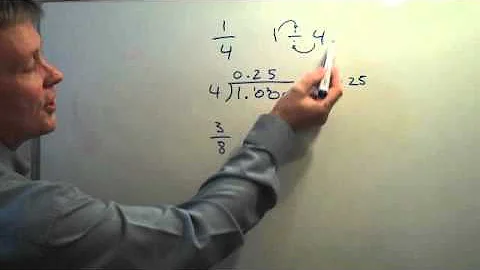 How to convert fractions to decimals - part 1