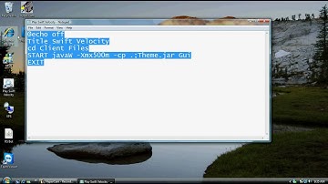 How To Fix Run.Bat On Swift Velocity [Windows 7]