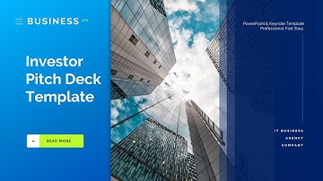 How To Create an #Investor #PitchDeck Business Presentation in Microsoft Office365 PowerPoint PPT