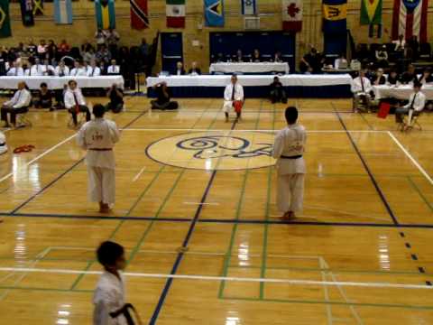 ISKF World Shotocup - Men's Kata Semifinals - Z. A...