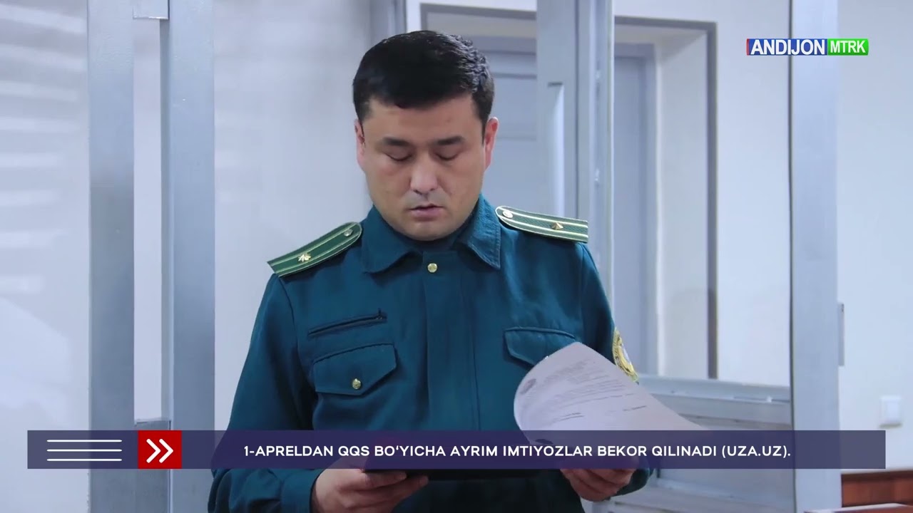 Пахтаобод туманида бир гуруҳ шахслар жазони ўташдан муддатидан илгари шартли озод қилинди