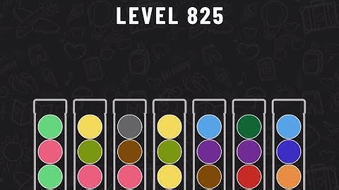 Ball Sort Puzzle Level 825 #ballsortpuzzle #ballsortpuzzlegameplay #puzzlegame #mobilegames