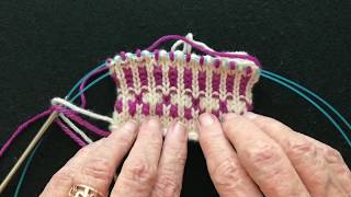 Stranded Knitting  Methods of Holding Yarns