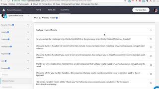 Welcome tweets: Automatically send welcome tweets with Statusbrew