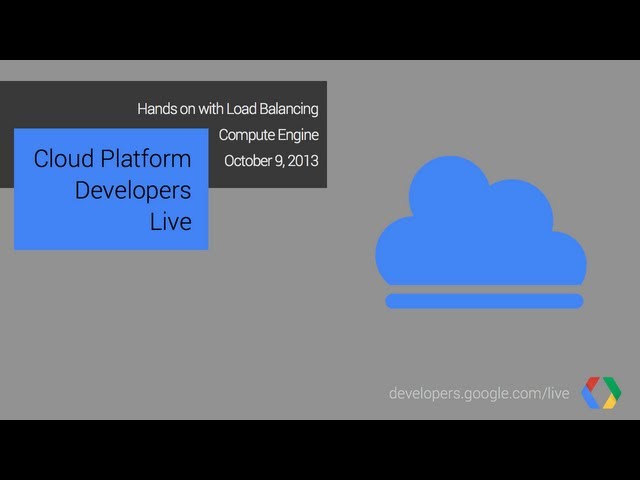 Hands on with Load Balancing on Google Compute Engine