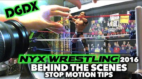 NYX Wrestling 2016: BEHIND THE SCENES and STOP MOTION TIPS *HD*