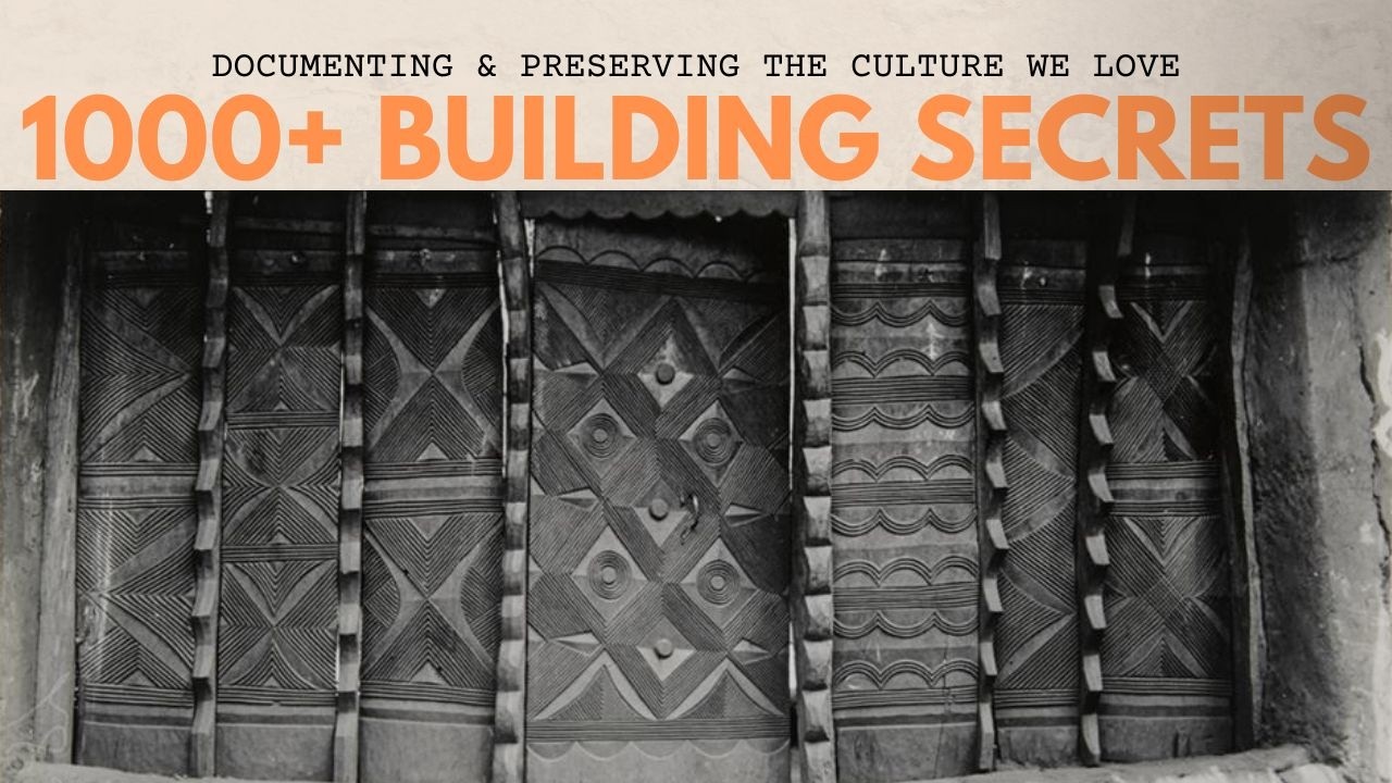 Документирование более 1000 традиционных африканских архитектурных техник строительства.