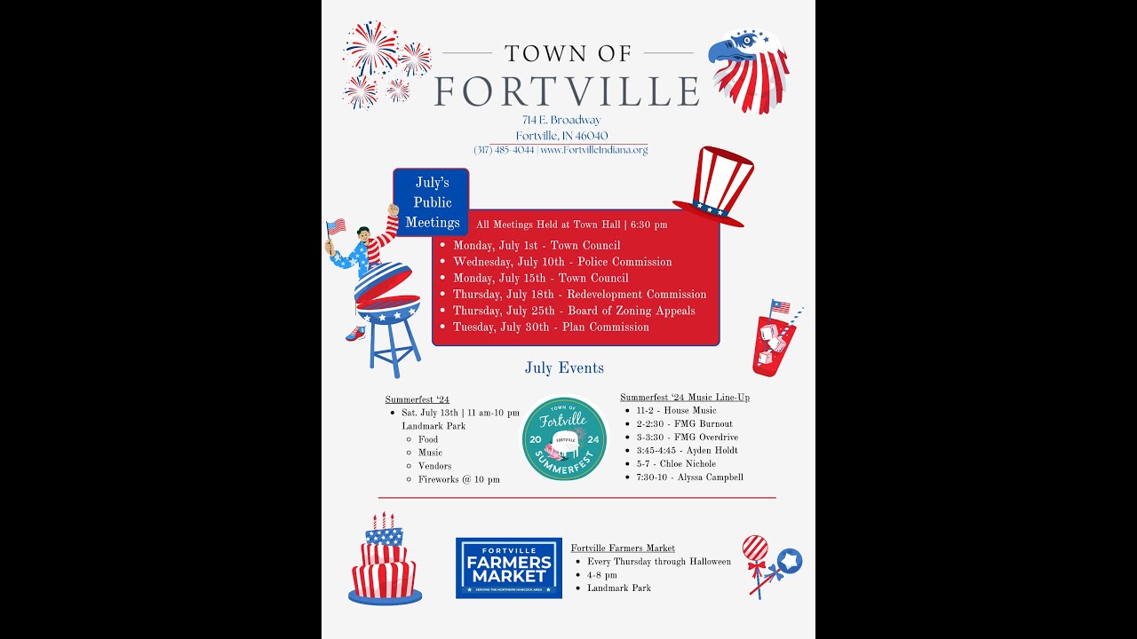7/30/2024 - Fortville Plan Commission Meeting