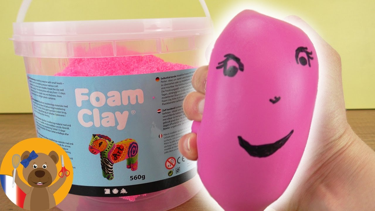 Balle anti-stress avec du FOAM CLAY | Pas pour les débutants