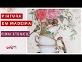 Live (20/06/20) | Pintura com Stencil | Xícaras e Passarinhos | Mayumi Takushi | OPA CRIANDO ARTE