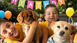Caring for Pets 🐶 Dog Birthday Celebration 🐩 Dogs for Kids | Awesome Pet Party! by Oliver and Lucas - Educational Videos for Kids 1,739 views 8 days ago 6 minutes, 26 seconds