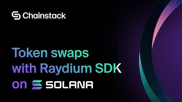 Token swaps with Raydium SDK on Solana