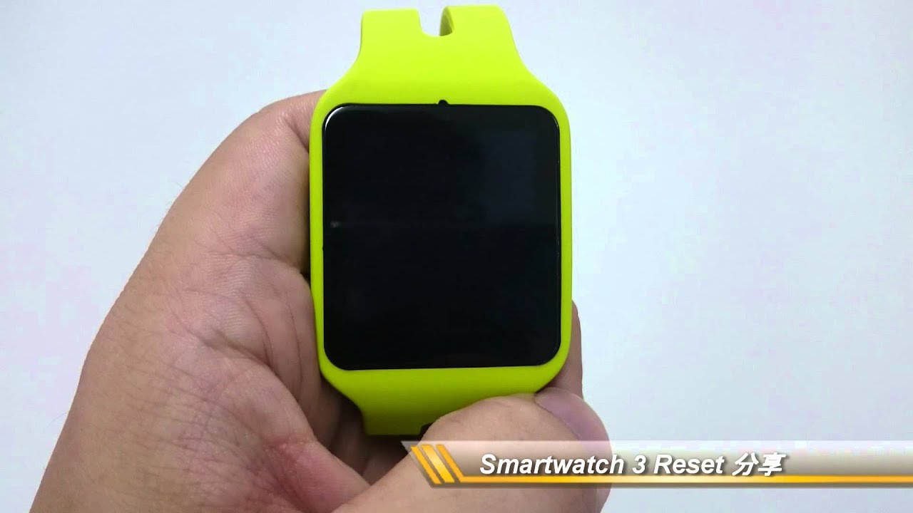 hard reset smartwatch 3 sony