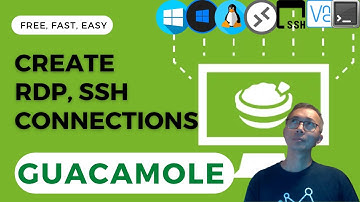 Create RDP and SSH Connections to Windows and Linux Machines Using Guacamole