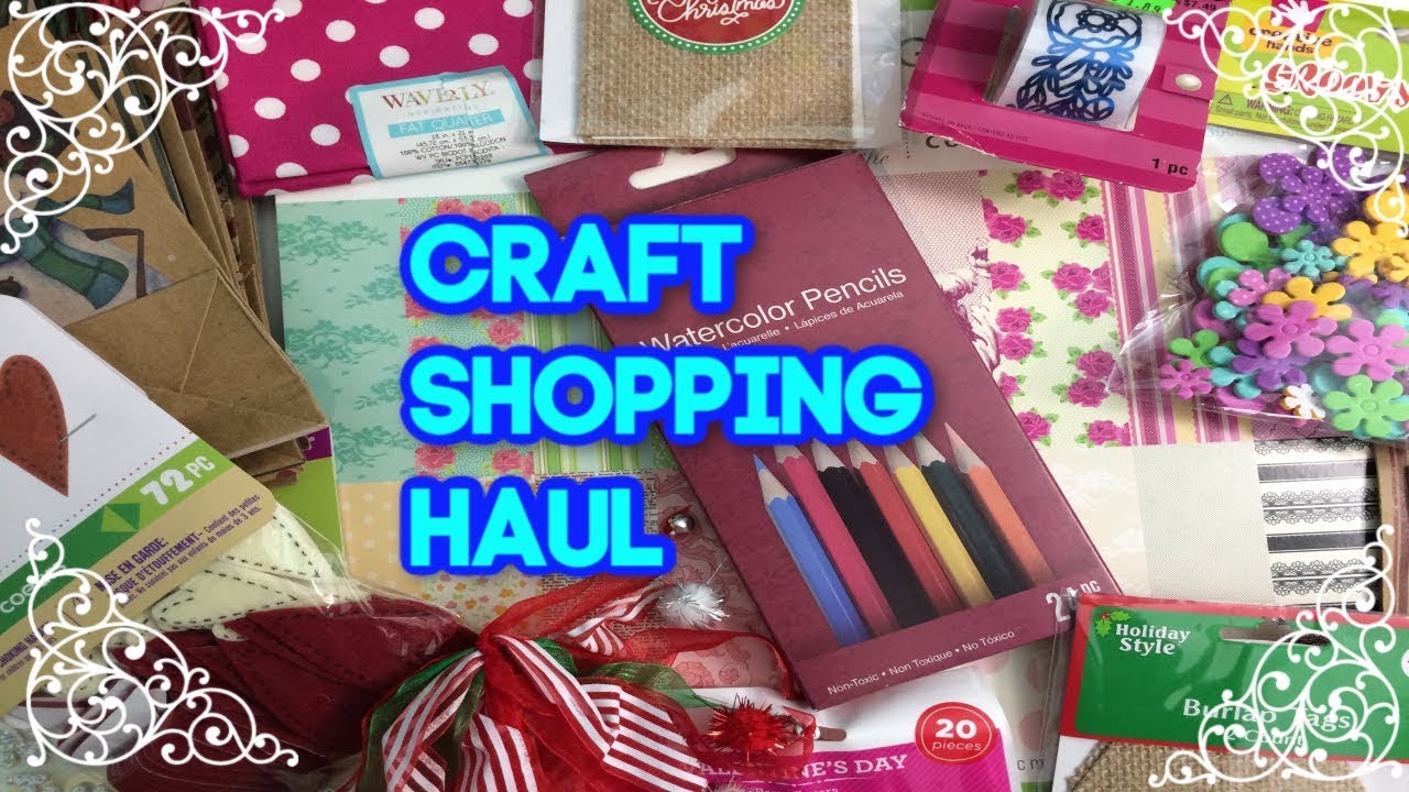 CRAFT SHOPPING HAUL YouTube