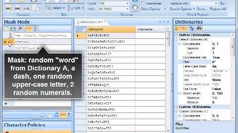 Password Generator by BinaryMark - Words & Dictionaries