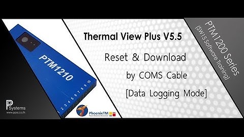 [PhoenixTM TVP V5.5] Reset & Download Datalog Mode via COMs Cable - Software Training l PP Systems