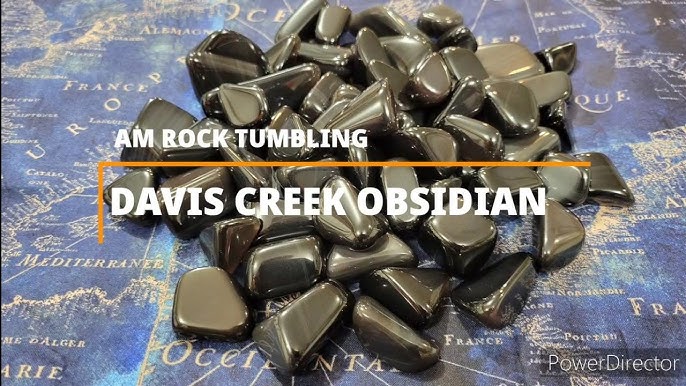 💎 Rock Tumbling OBSIDIAN💎 From Start to Finish!