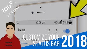 How to Change Android Status Bar with any version (No #ROOT ) Easy to Use(2018)