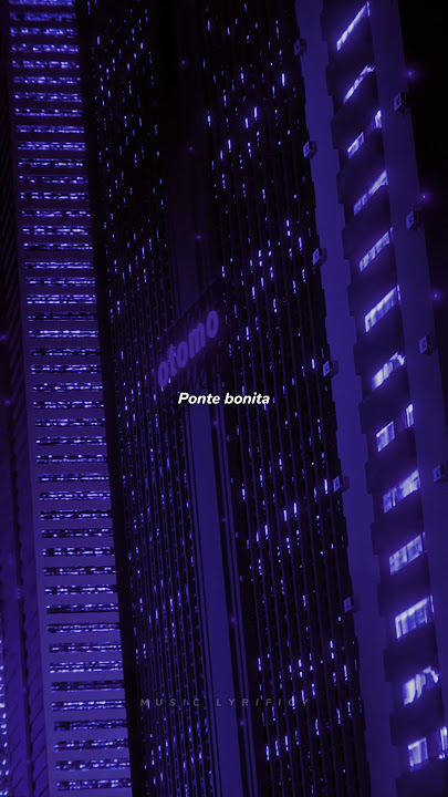 Ponte bonita - Cris MJ | lyrics | aesthetic | slowed | speed up | whatsapp status | #tiktok #fyp
