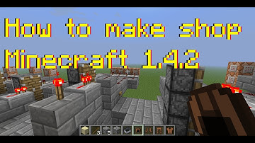 How to make a Shop with Command Blocks!