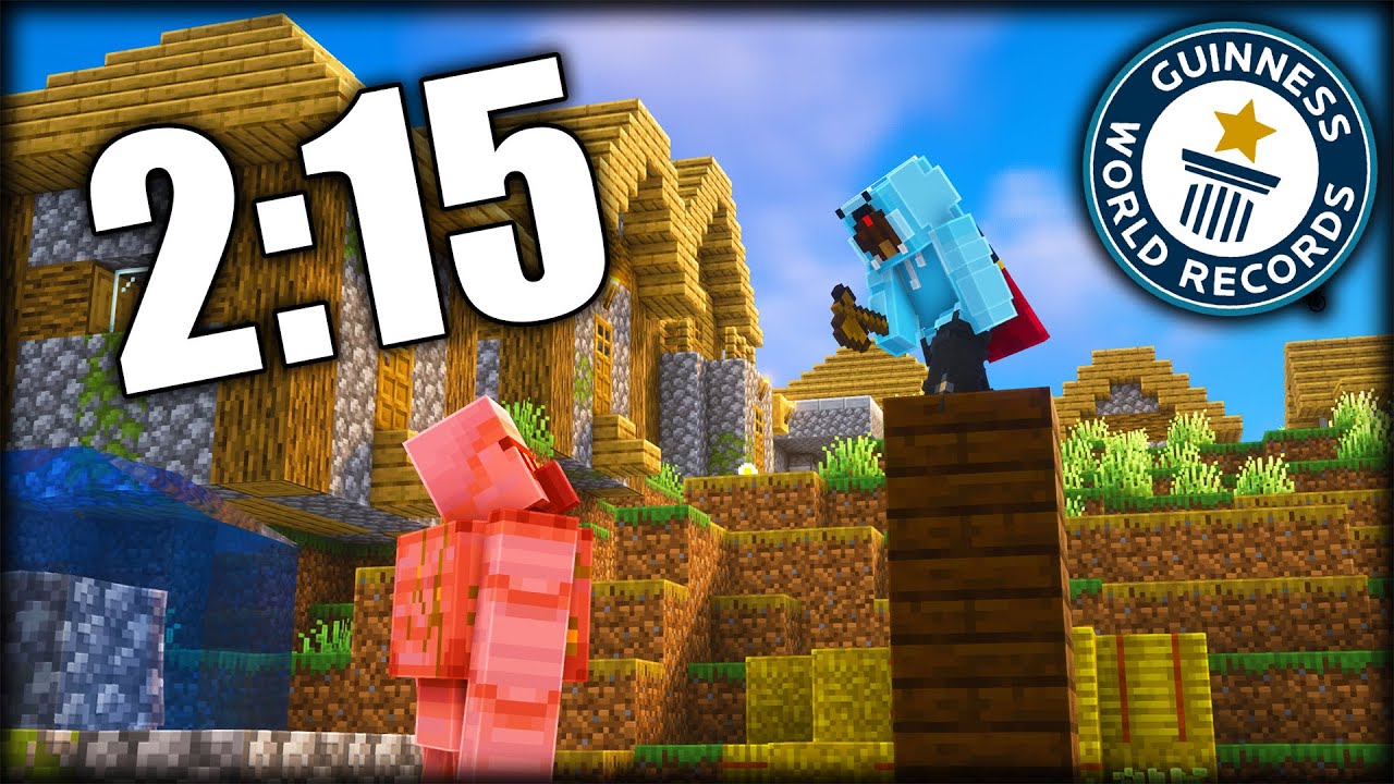 I Beat the Minecraft Speedrun Record for Iron! - YouTube