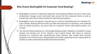 Corporate Travel Booking Software | BookingXML