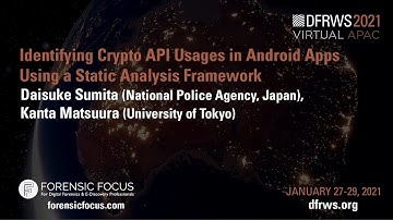 Identifying Crypto API Usages in Android Apps using a Static Analysis Framework