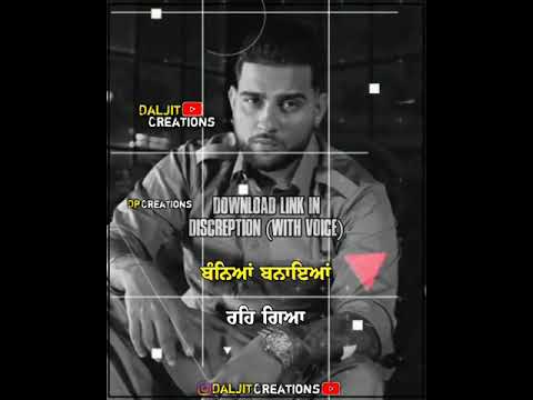 Chithiyaan | Karan Aujla | Whatsapp Status | Latest Punjabi Song Status Video 2020