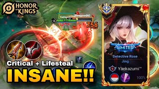 99.99% WORK IT!! THIS INSANE CRIT DAMAGE + LIFESTEAL BOOST BUILD CAN SURVIVE IN A WAR TEAM.