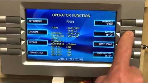 How to set TCP/IP Settings for GenMega ATM using OptConnect & CDS