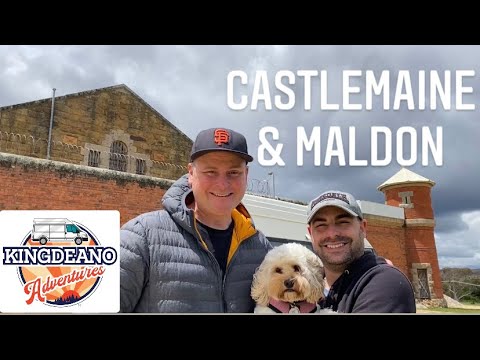 TRAVELLING CASTLEMAINE & MALDON, VICTORIA , AUSTRALIA / VAN LIFE WITH OUR DOG , WEEKEND GETAWAY