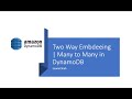 DynamoDB Data modelling many to many | Two way embedding via GSI | Users and Authors |