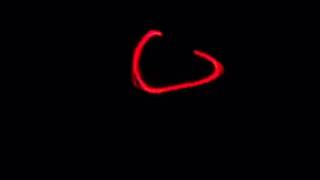 Red Laser Spirograph DIY self-made