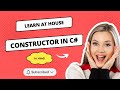 10-What is Constructor in C# | C# Constructor Explained in Hindi