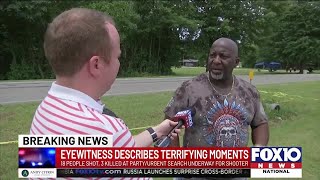 Mass shooting witness describes terrifying scene as people ran from gunfire