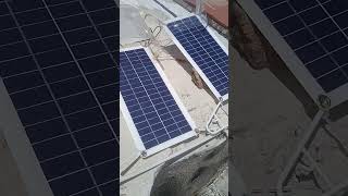 agua solamente, panel solar. no profesional