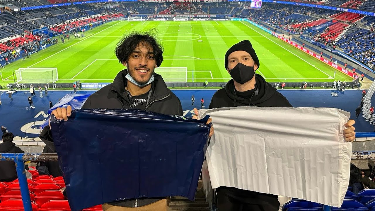 FAIRE UN TIFO OM AU PARC DES PRINCES  PRANK 