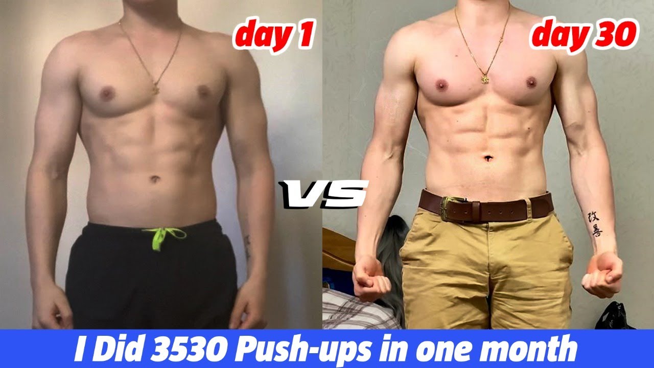 30 Day Push Up Transformation Monthly Challenge